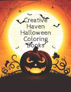 Front cover_Creative Haven Halloween Coloring Books