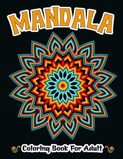 Front cover_Mandala Adult Coloring Book