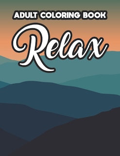 Front cover_Adult Coloring Book Relax