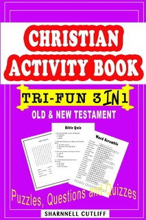 Couverture_Christian Activity Book (Old & New Testament) Puzzles, Questions and Quizzes