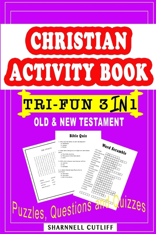 Couverture_Christian Activity Book (Old & New Testament) Puzzles, Questions and Quizzes