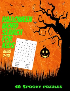 Couverture_Halloween Word Search for Kids Ages 7-12