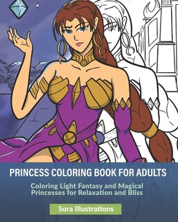 Couverture_Princess Coloring Book for Adults