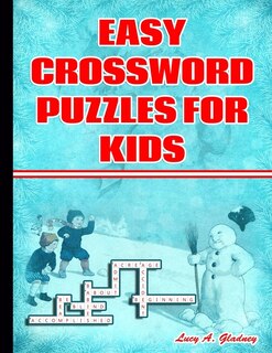 Front cover_Easy Crossword Puzzles for Kids