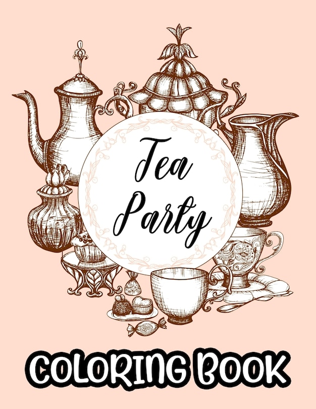 Couverture_Tea Party Coloring Book