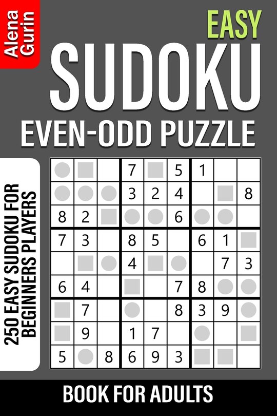 Couverture_Easy Sudoku Even-Odd Puzzle Book for Adults