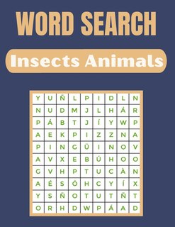 Couverture_Word Search Insects Animals