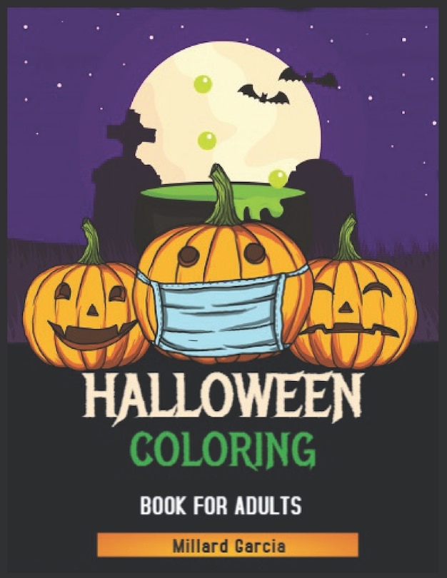 Front cover_Halloween Coloring Book for Adults