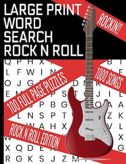 Couverture_Large Print Word Search Rock N Roll