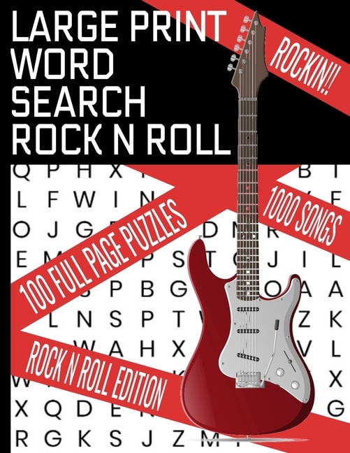 Couverture_Large Print Word Search Rock N Roll