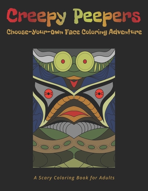 Front cover_A Scary Coloring Book for Adults