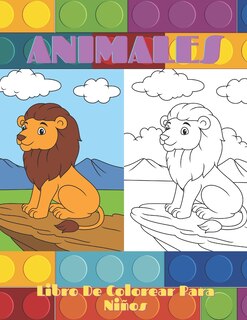 Front cover_ANIMALES - Libro De Colorear Para Niños
