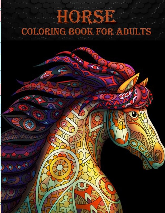 Couverture_Horse Coloring Book For Adults