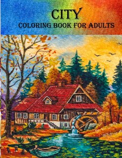 Front cover_City Coloring Book For Adults