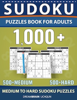 Front cover_Sudoku Puzzles Book for Adults 1000+