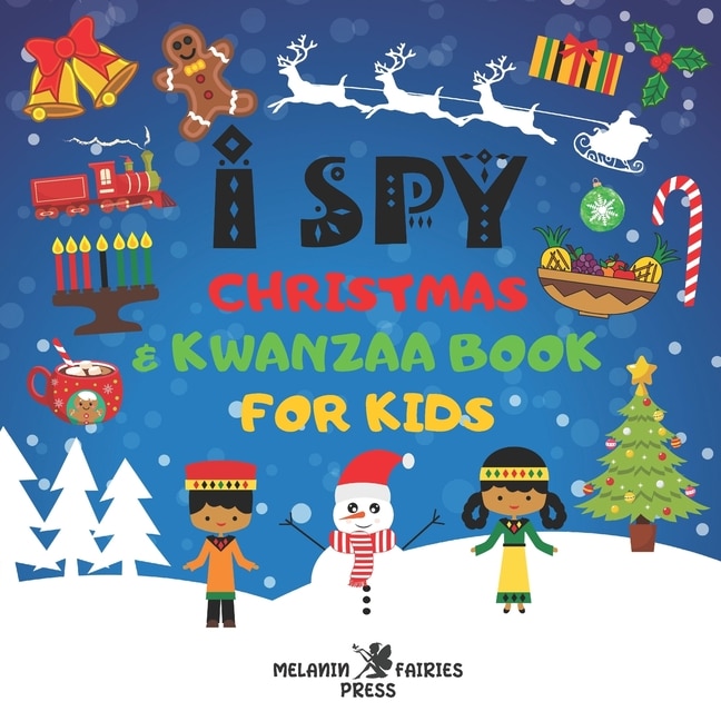 Front cover_I Spy Christmas & Kwanzaa Book For Kids