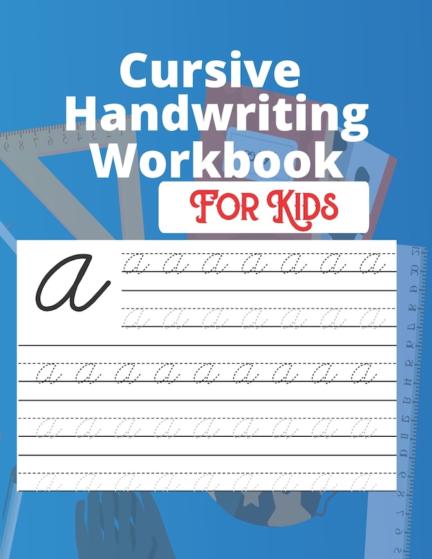 Front cover_Cursive Handwriting Workbook For Kids