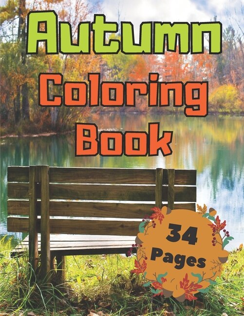 Front cover_Autumn Coloring Book