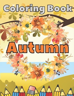 Front cover_Autumn Coloring Book