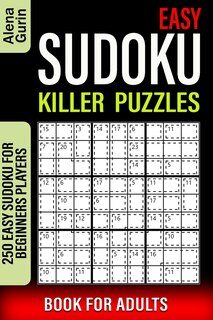Front cover_Easy Sudoku Killer Puzzles Book for Adults