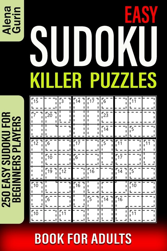 Front cover_Easy Sudoku Killer Puzzles Book for Adults