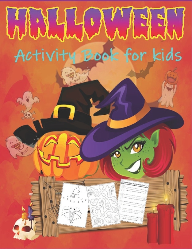 Front cover_Halloween Activity Book For Kids