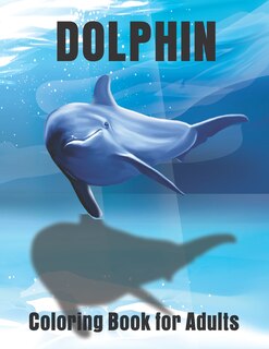 Front cover_Dolphin Coloring Book for Adults