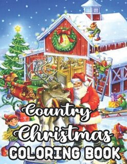 Front cover_Country Christmas Coloring Book