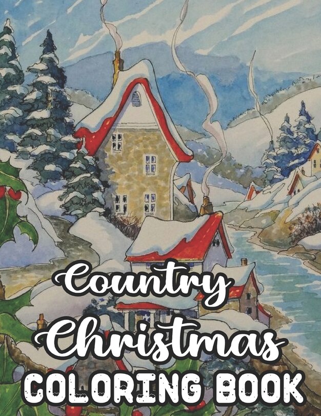 Couverture_Country Christmas Coloring Book