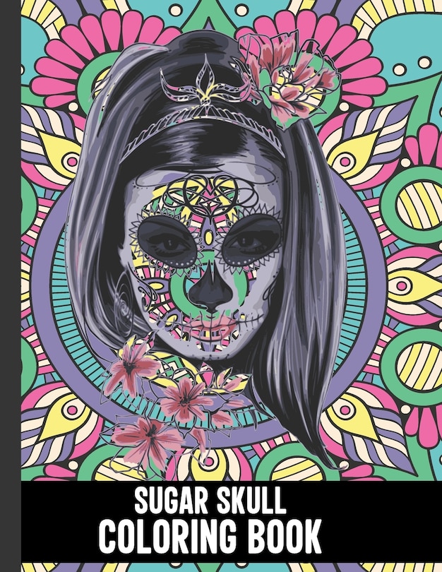 Front cover_Sugar Skull Coloring Book