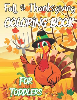 Front cover_Fall & Thanksgiving Coloring Book For Toddlers