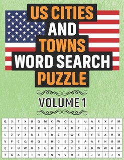 Front cover_US Cities And Towns Word Search Puzzle
