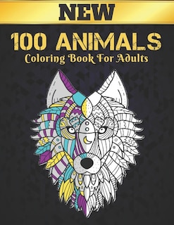 Couverture_New Coloring Book For Adults 100 Animals