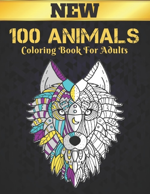 Couverture_New Coloring Book For Adults 100 Animals