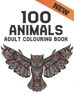 Couverture_Animals Adult Colouring Book New