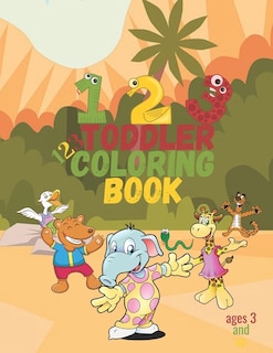 Front cover_123 toddler coloring book ages 3 and up