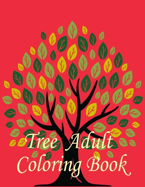 Front cover_Tree Adult Coloring Book