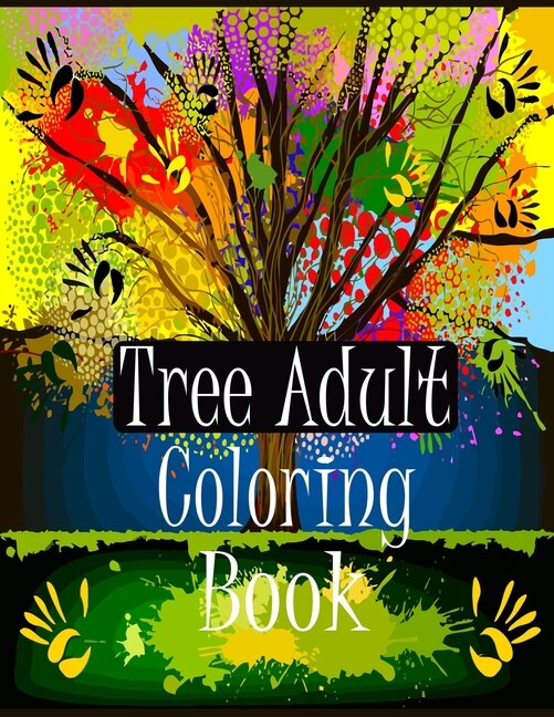 Front cover_Tree Adult Coloring Book