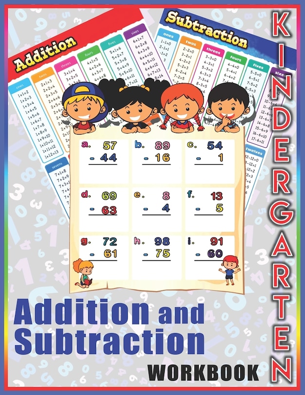 Front cover_Addition and Subtraction Workbook Kindergarten