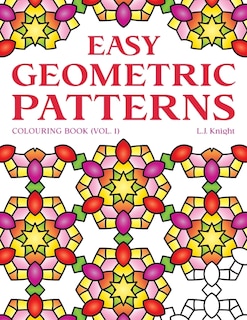 Couverture_Easy Geometric Patterns Colouring Book (Volume 1)