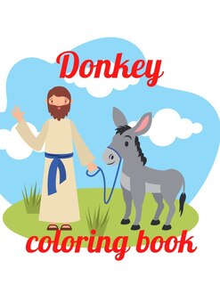Front cover_Donkey coloring book