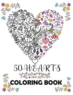 Front cover_50 hearts coloring book
