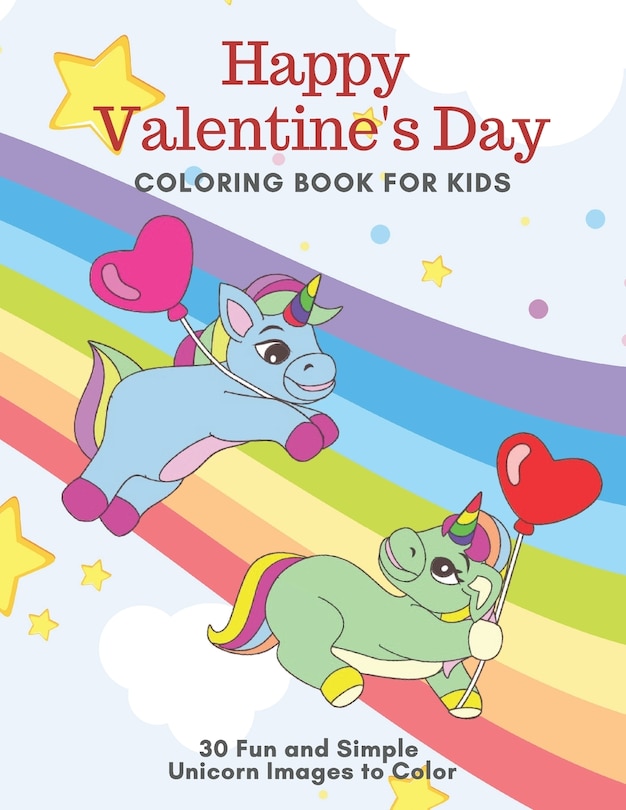 Couverture_Happy Valentine's Day Coloring Book for Kids
