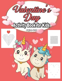 Couverture_Valentine's Day Activity Book for Kids Ages 4-8