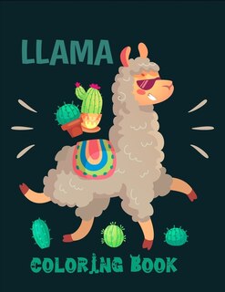 Front cover_Llama coloring book