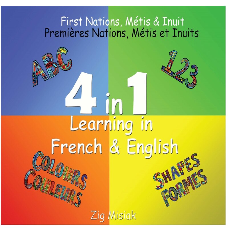 Couverture_4 in 1 Learning, French and English, 4 books in 1