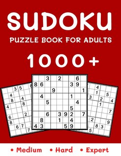 Couverture_1000+ Sudoku Puzzle Book for Adults
