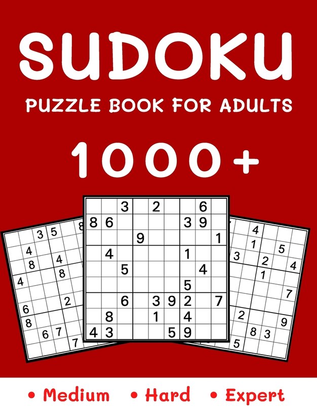 Couverture_1000+ Sudoku Puzzle Book for Adults