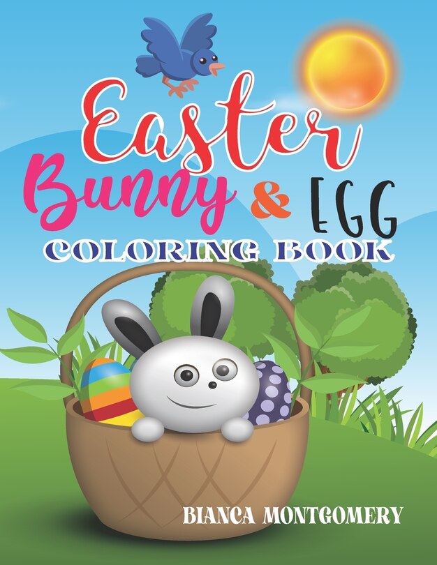 Front cover_Easter Bunny & Egg Coloring Book