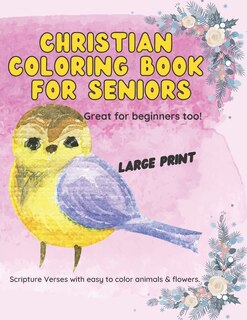 Front cover_Christian Coloring Book for Seniors